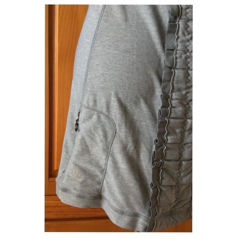 Lululemon Gray Ruffle Tank Top - Picture 4 of 4